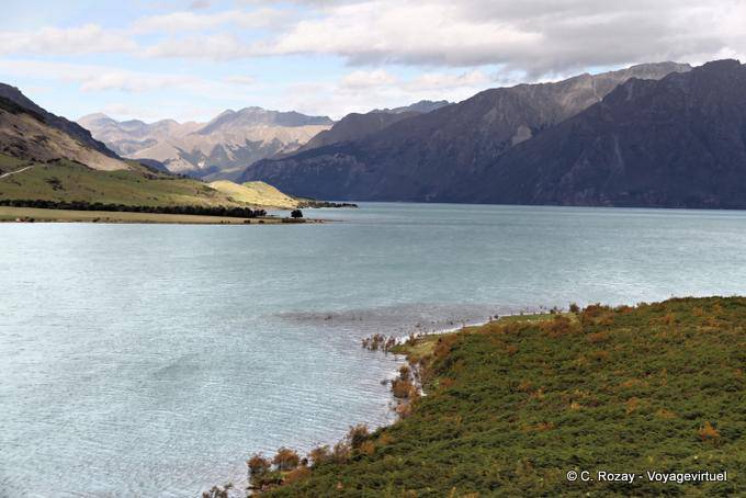 As primeiras impressões, Lake Hawea, Southland - Nova Zelândia
