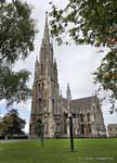 Igreja construída em pedra Oamaru, Dunedin First Church of Otago, Nova Zelândia.