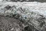 Waves e os montes de gelo, Fox Glacier, Westcoast, Nova Zelândia.