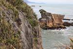 Pancake Rocks e Blowholes, Punakaiki, Westcoast, Nova Zelândia.