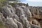 Olhando para o sul Dolomite Point, Punakaiki, Westcoast, Nova Zelândia.