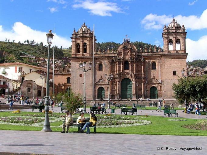 Cusco, Plaza de Armas, Catedral de la Compania -Peru