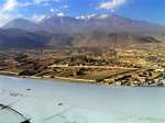 Arequipas visto na asa de avião, Peru.