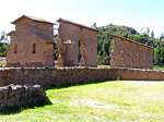 Paredes do templo, Raq'chi Wiracocha, Peru.