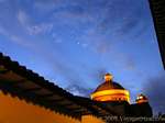 Cusco por noite, cúpula da rua Loreto, Peru.