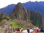 O Machu Picchu cidade sagrada do observatório Torreon-Temple, Peru.