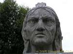 Otavalo, busto Ruminahui, General Inca Atahualpa, Equador.