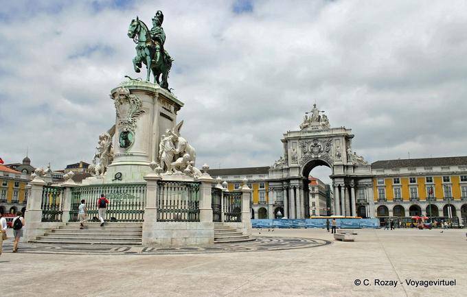 Panorama Praça do Comércio, Lisboa - Portugal