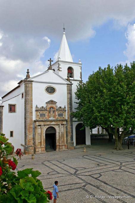 A igreja de Santa Maria, Obidos - Portugal