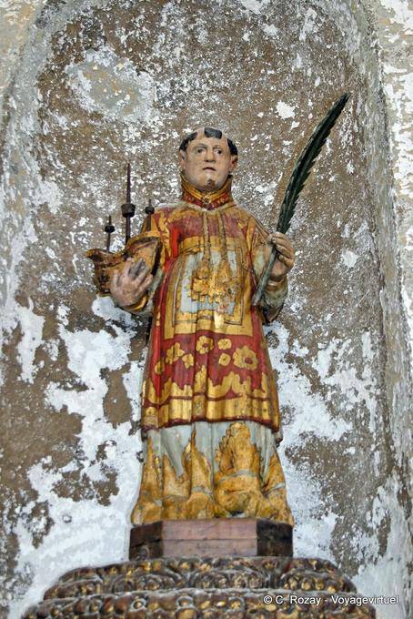 Estátua policromada, Capela de Nossa Senhora da Graça, Sagres - Portugal