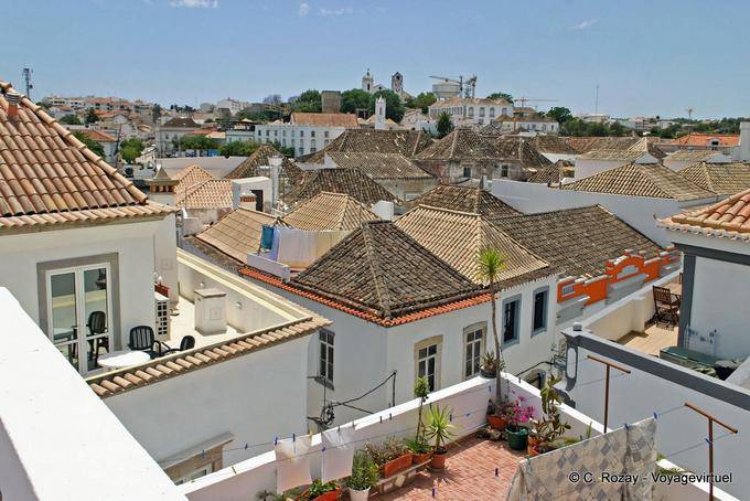 Terraços e telhados, Tavira - Portugal