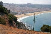 Panorama Praia, Nazare, Portugal.