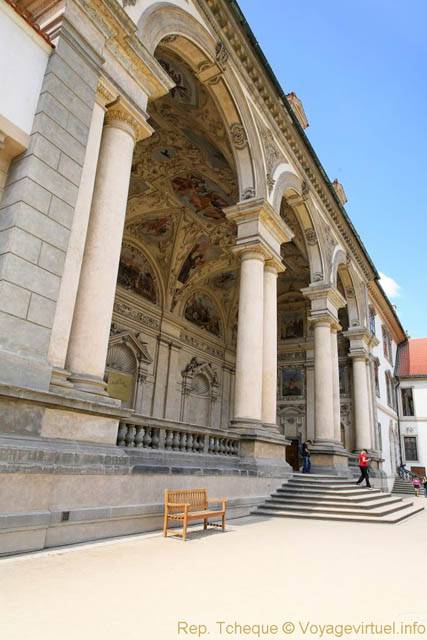 Les arcades de la Sala Terrena, Palais Wallenstein - Praga, República Checa