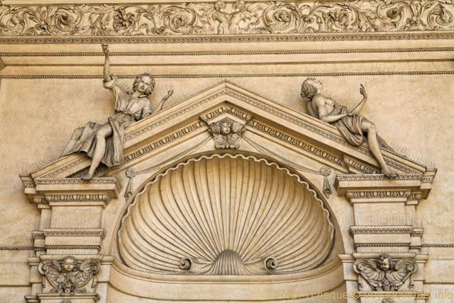 Palais Wallenstein, ornementation de la Sala Terrena - Praga, República Checa