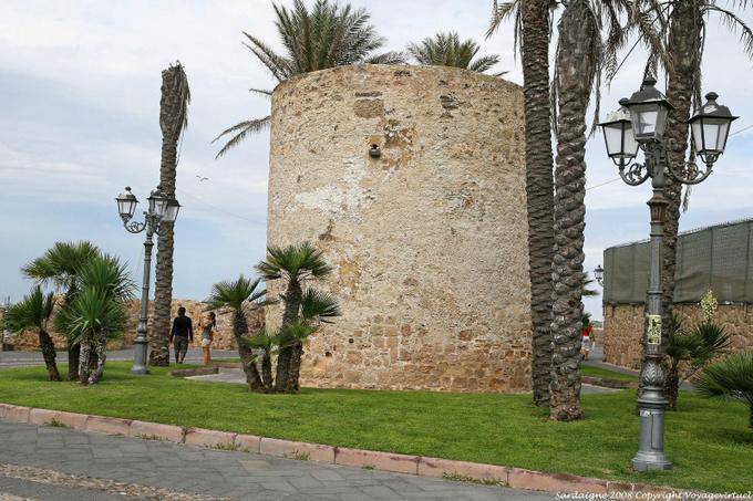 Alghero Bastioni Pigaletta Torre Polvierera - Sardenha