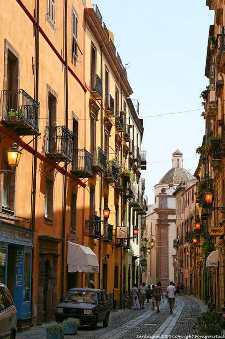 Bosa, Corso Vittorio Emanuele II, - Sardenha