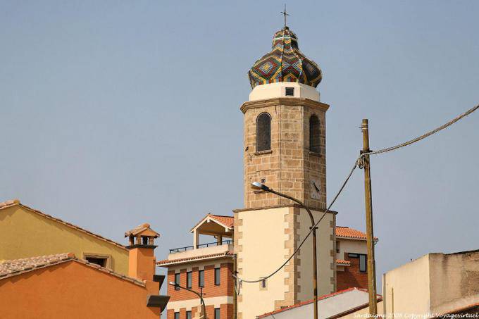Santa Caterina di Pittinuri, torre de igreja - Sardenha