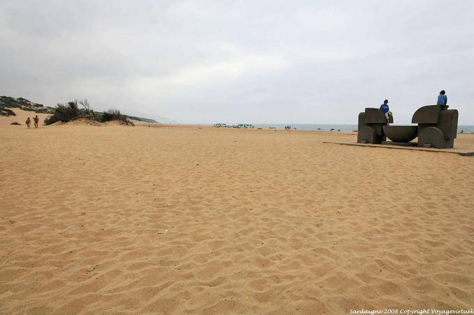Ingurtosu, Spiaggia di Piscinas, escultura na praia - Sardenha