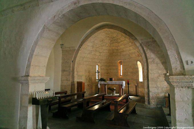 Monteleone Rocca Doria, Chiesa San Stefano, interior - Sardenha
