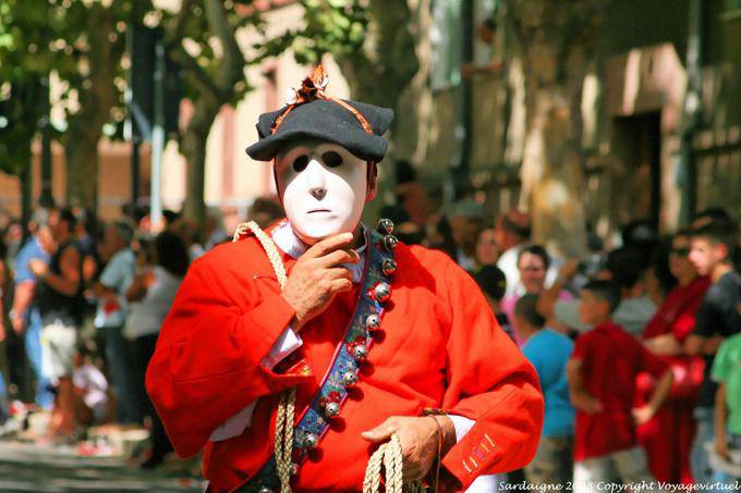 Nuoro, Festa del Redentore, Maschere Mamoiada dúvida - Sardenha
