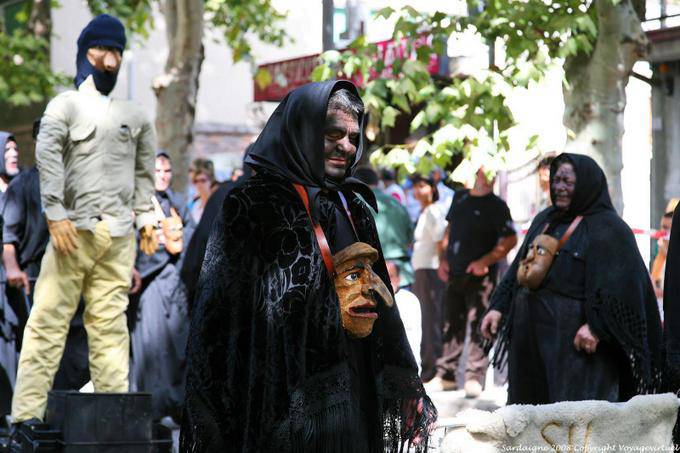 Nuoro, Festa del Redentore, sabia Harrasempre Lodinesu, nariz adunco - Sardenha