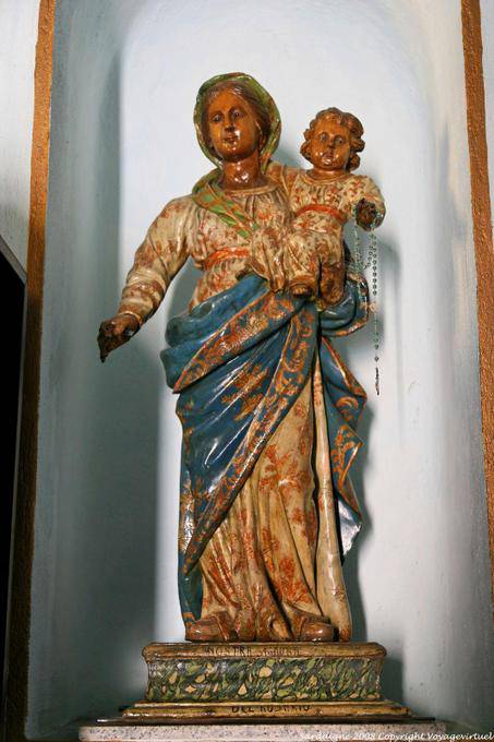Olbia, San Paolo Apostolo, Virgin policromada - Sardenha