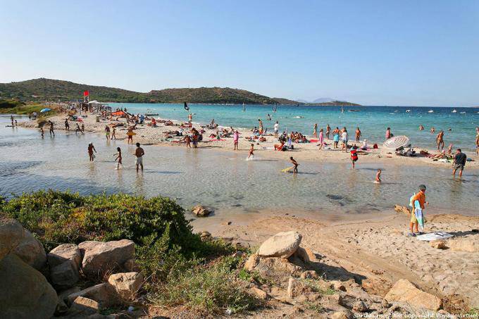 Porto San Paolo, natação ventoso - Sardenha