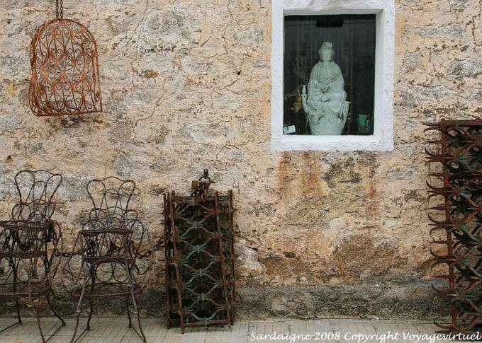 San Pantaleo, antiguidades via Caprera - Sardenha
