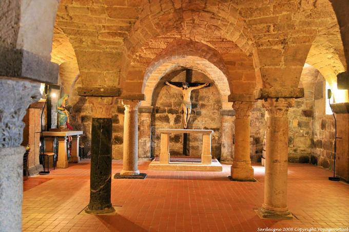 De Santa Giusta à cripta da Basílica - Sardenha