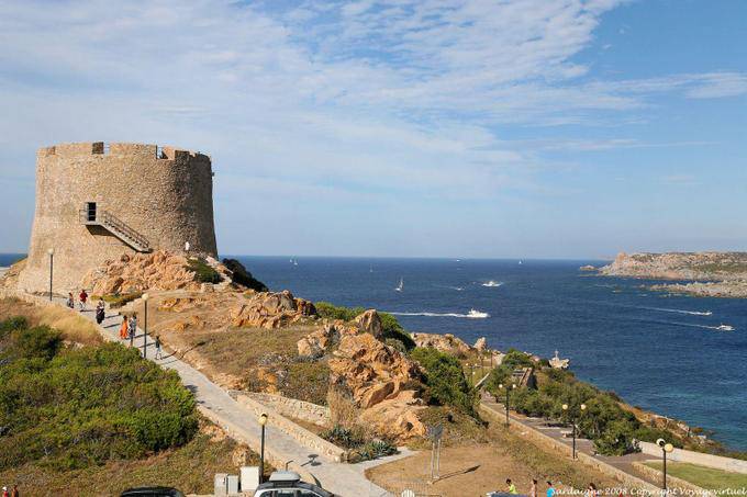 A torre aragonês, Santa Teresa di Gallura, Longosardo - Sardenha
