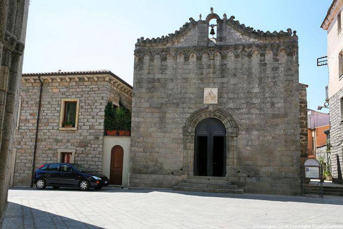 Fachada exterior, Oratorio del Rosario, Piazza San Pietro, Tempio Pausania - Sardenha