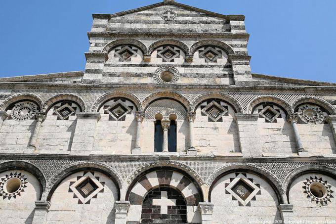 Thiesi, San Pietro Sorres Mosteiro Beneditino, Borutta - Sardenha