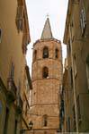 Alghero Catedral torre sineira, Sardenha.