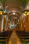 Alghero, Igreja de San Francesco, a nave, Sardenha.