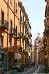 Bosa, Corso Vittorio Emanuele II,, Sardenha.