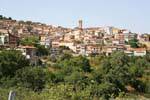 Gavoi panorama, Sardenha.