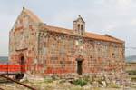 Ingurtosu, igreja engraçado, Sardenha.