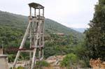 Ingurtosu, Naracauli, vestígios da lavanderia Brassey, desolação industrial, Sardenha.