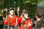 Nuoro, Festa del Redentore, Maschere Mamoiada, pega simplório, Sardenha.