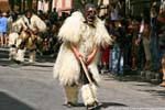 Nuoro, Festa del Redentore, sos Merdules Bezzos de Otzana, casaco de pele de carneiro, Sardenha.