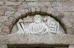 Olbia, San Paolo Apostolo, detalhe fachada, Sardenha.