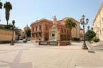 Panorâmica Piazza Eleonora, Oristano, Sardenha.