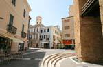 Oristano, Piazza Roma, retrovisores, Sardenha.