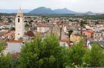 Orosei, panorama, Sardenha.