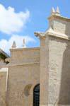 Sassari, a Catedral de San Nicola, contrafortes exteriores e gárgulas, Sardenha.