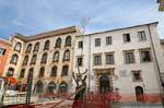 Sassari, Palazzo del Barone Uzzini, vista da piazza Tola, Sardenha.