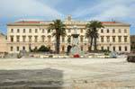 Sassari, renovação Piazza Italia, Palazzo della Provincia, Sardenha.