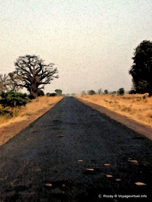 na estrada novamente - Senegal