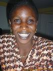 Sorriso rir a garçonete (Hotel Foundiougne), Senegal.