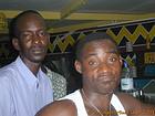 Moderador no bar depois do baile (Hotel Foundiougne), Senegal.